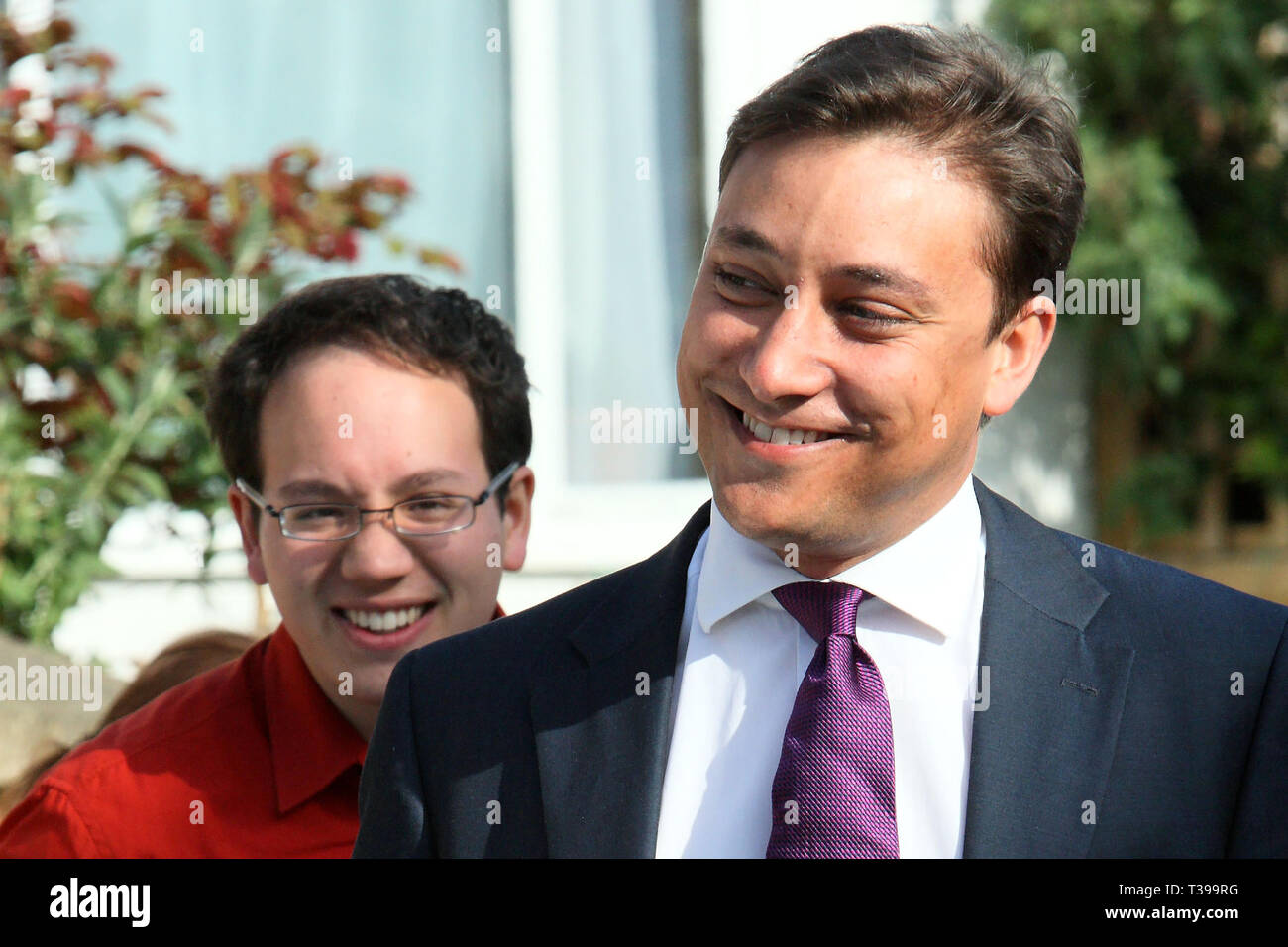Mark Clarke (R) Conservative Parliamentary Candidate for Tooting. South London. 21.04.2010 Stock Photo