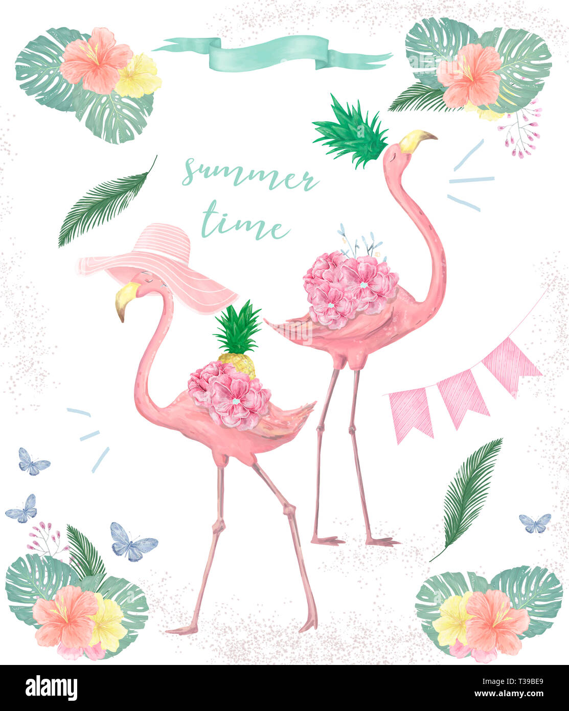 Tropical Print High Resolution Stock Photography And Images Alamy