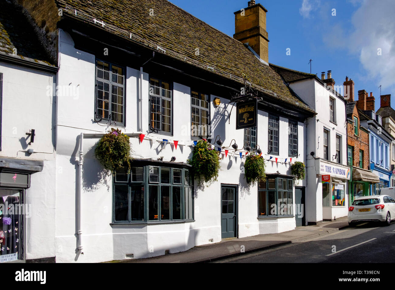 Around Faringdon, a market town in the Vale of the White Horse Oxfordshire UK Wheatsheaf Pub Stock Photo