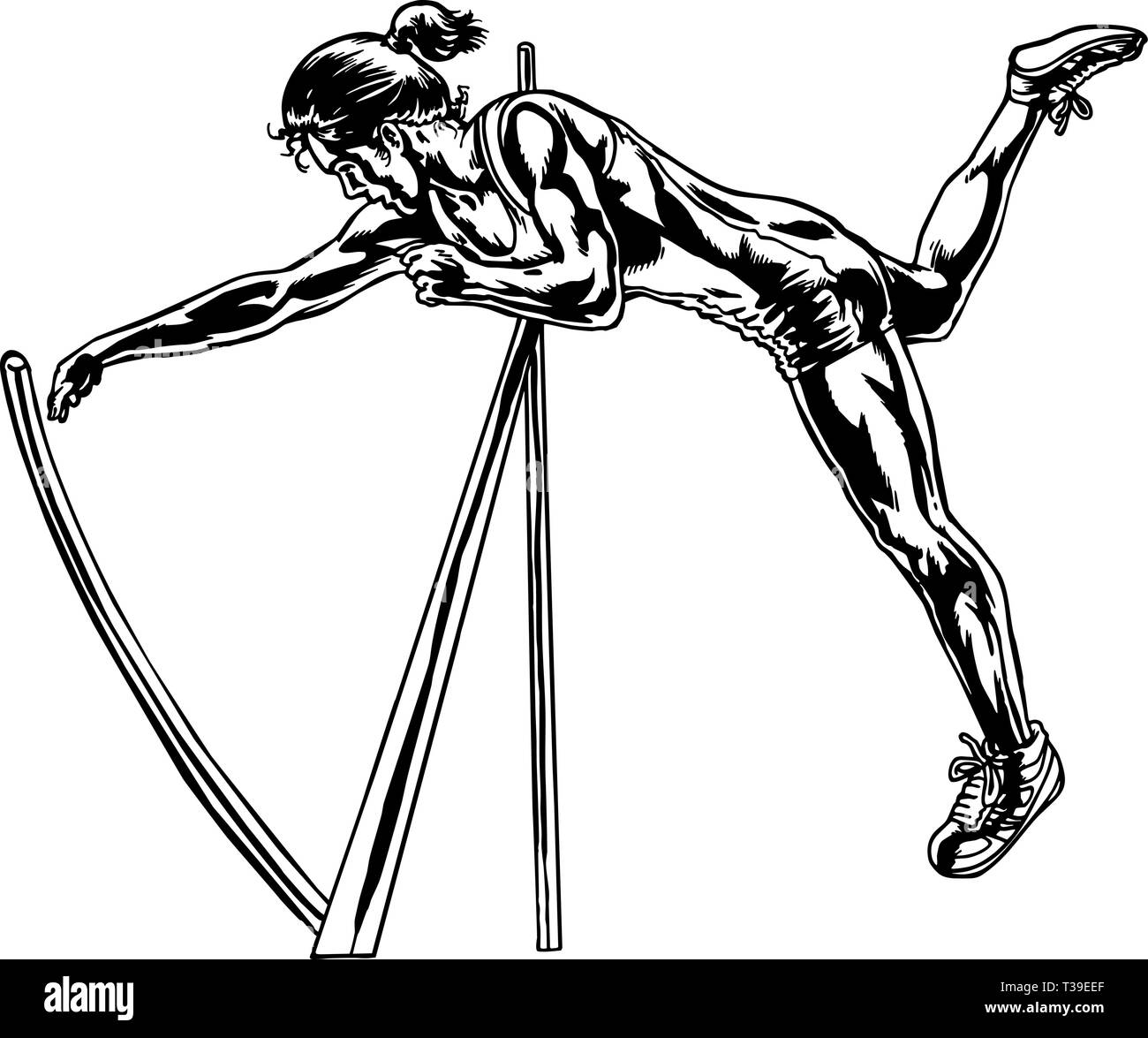 Female Pole Vault High Resolution Stock Photography and Images Alamy