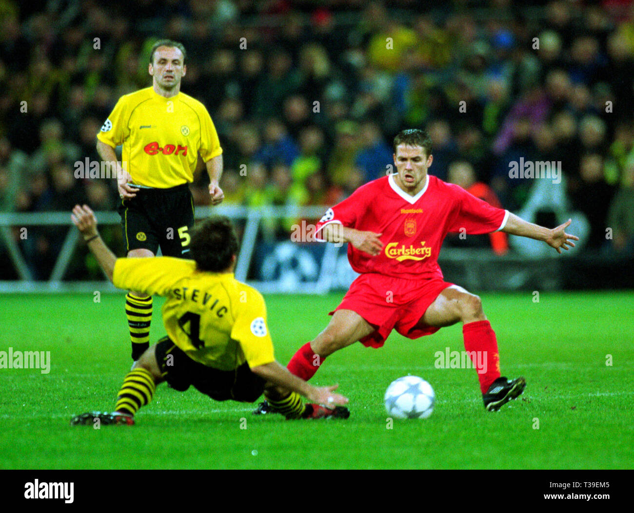 Westfalenstadion Dortmund Germany, 19.9. 2001 Football UEFA Champions  League Season 2001/02 matchday 2, Borussia Dortmund (