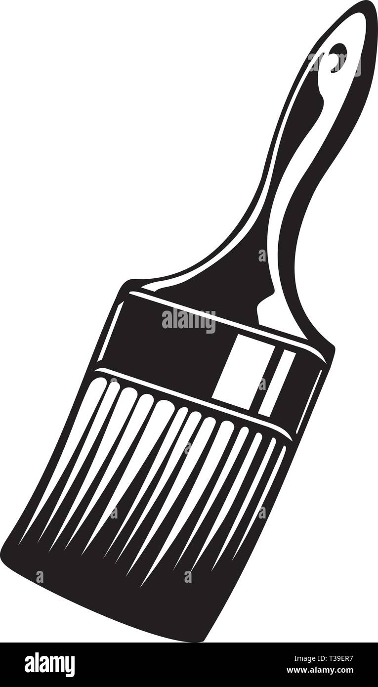 Paint Brush Illustration Stock Vector Image & Art - Alamy