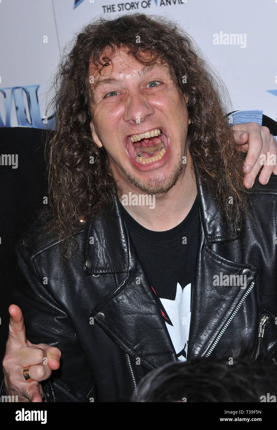 Steve ' Lips ' Kudlow  - Anvil - The Story Of Anvil Premiere at the Egyptian Theatre in Los Angeles.KudlowSteveLIPS 34 Red Carpet Event, Vertical, USA, Film Industry, Celebrities,  Photography, Bestof, Arts Culture and Entertainment, Topix Celebrities fashion /  Vertical, Best of, Event in Hollywood Life - California,  Red Carpet and backstage, USA, Film Industry, Celebrities,  movie celebrities, TV celebrities, Music celebrities, Photography, Bestof, Arts Culture and Entertainment,  Topix, headshot, vertical, one person,, from the year , 2009, inquiry tsuni@Gamma-USA.com Stock Photo