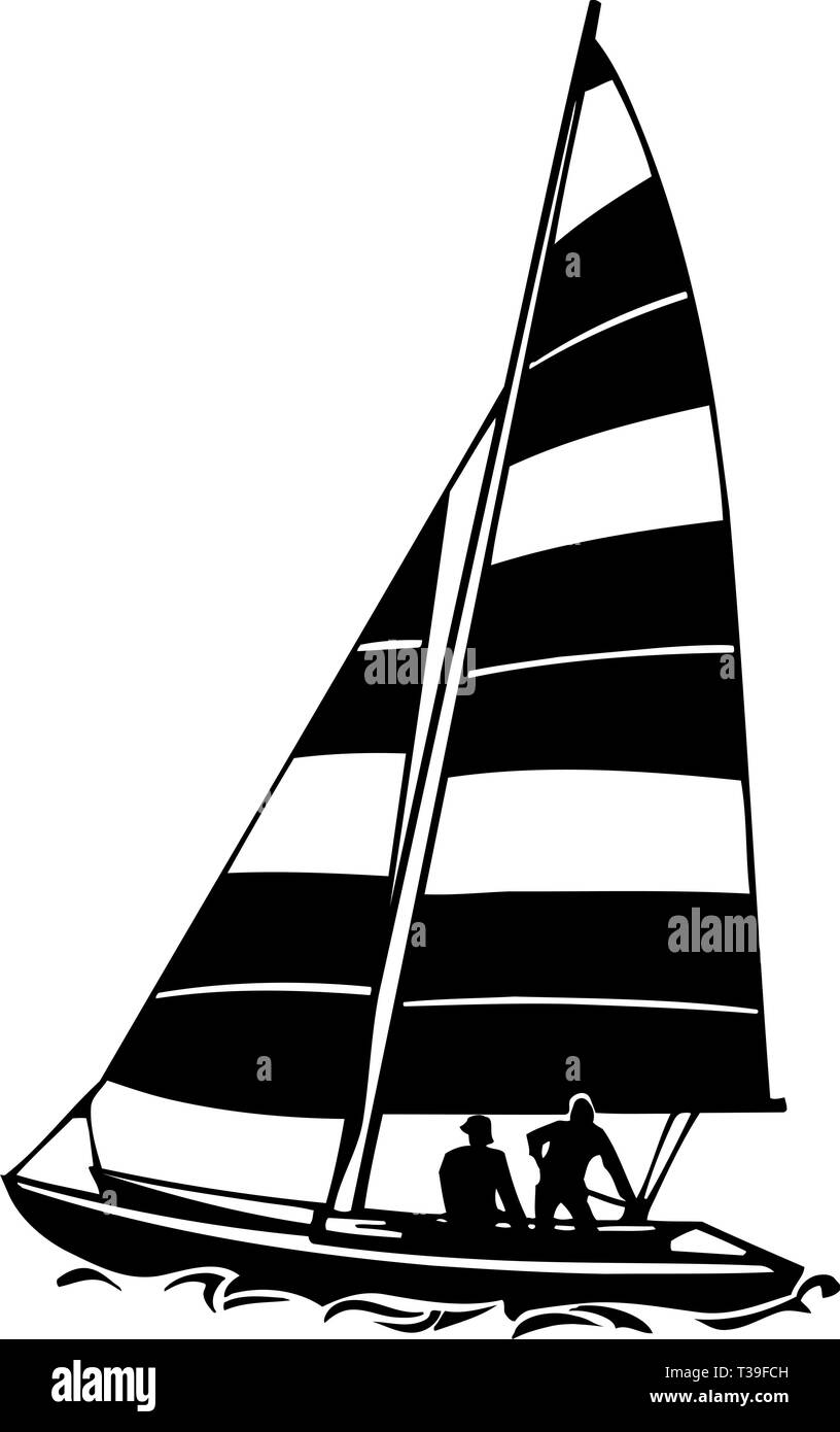 Sailboat illustration hires stock photography and images Alamy