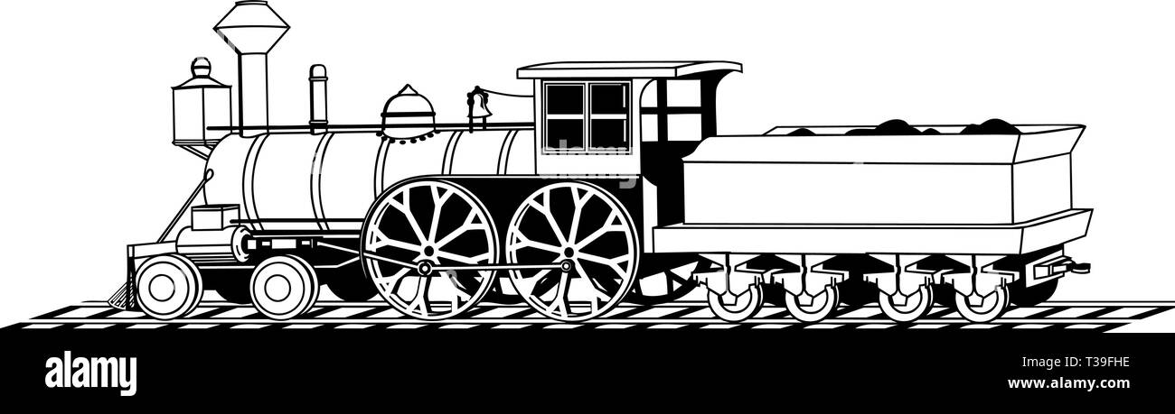 Train Vector Illustration Stock Vector Image & Art - Alamy