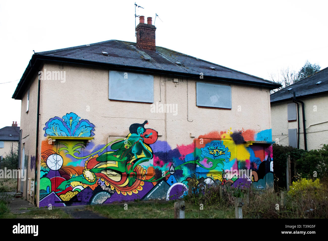 Urban Graffiti in Hull Stock Photo Alamy