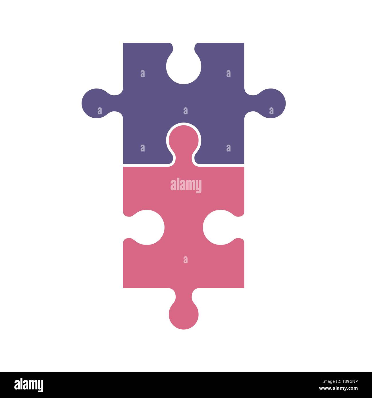 Set of puzzle pieces Stock Vector Image & Art - Alamy
