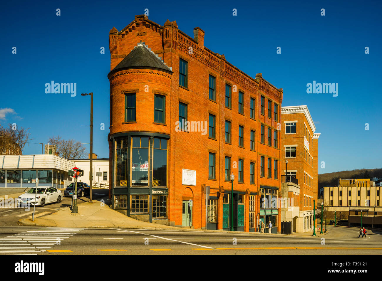 Carroll Building  Norwich, Connecticut, USA Stock Photo