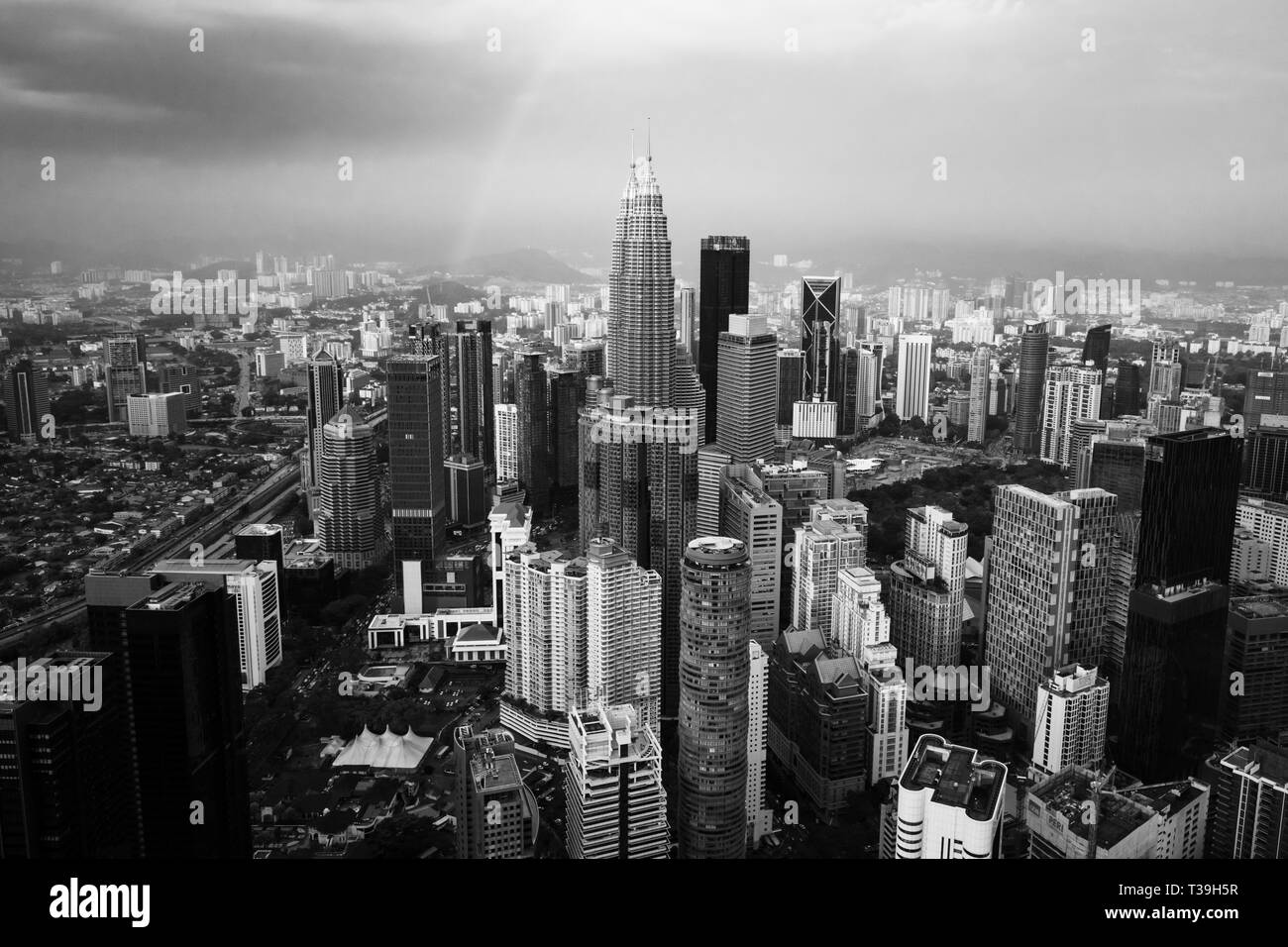 Klcc city Black and White Stock Photos & Images - Alamy