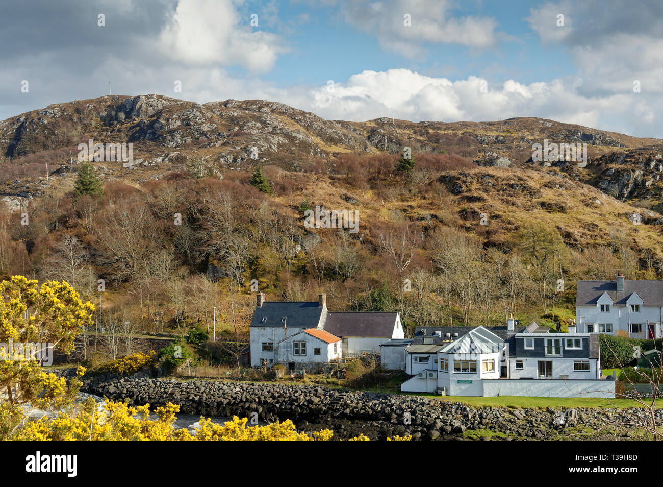 Lochinver scotland houses hires stock photography and images Alamy