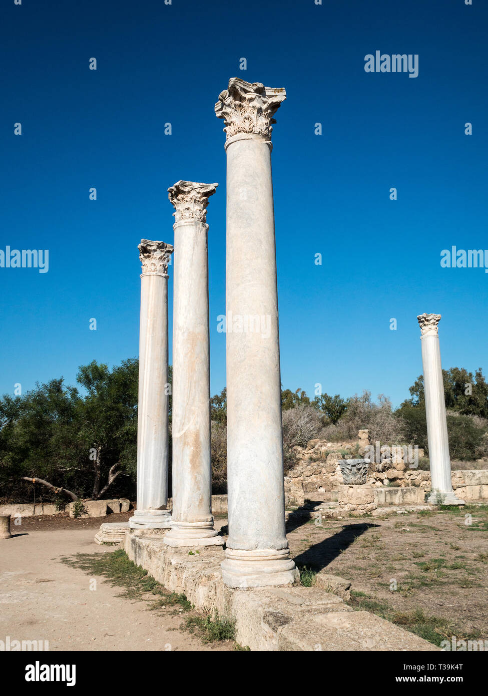 Ancient columns salamis greek hi-res stock photography and images - Alamy