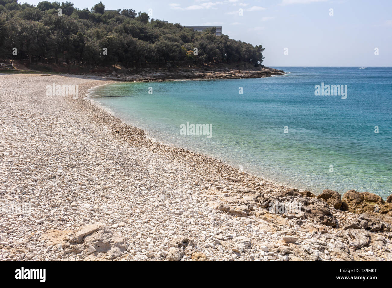 Verudela Beach Pula Croatia Beautiful Stock Photos