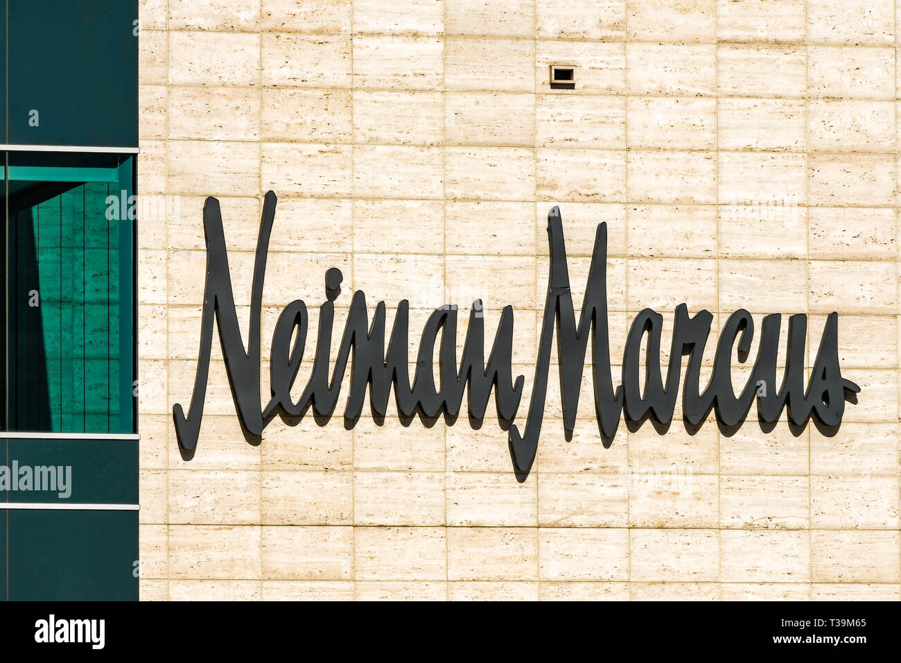 Neiman Marcus Exterior at Fashion Show Mall Las Vegas – Stock