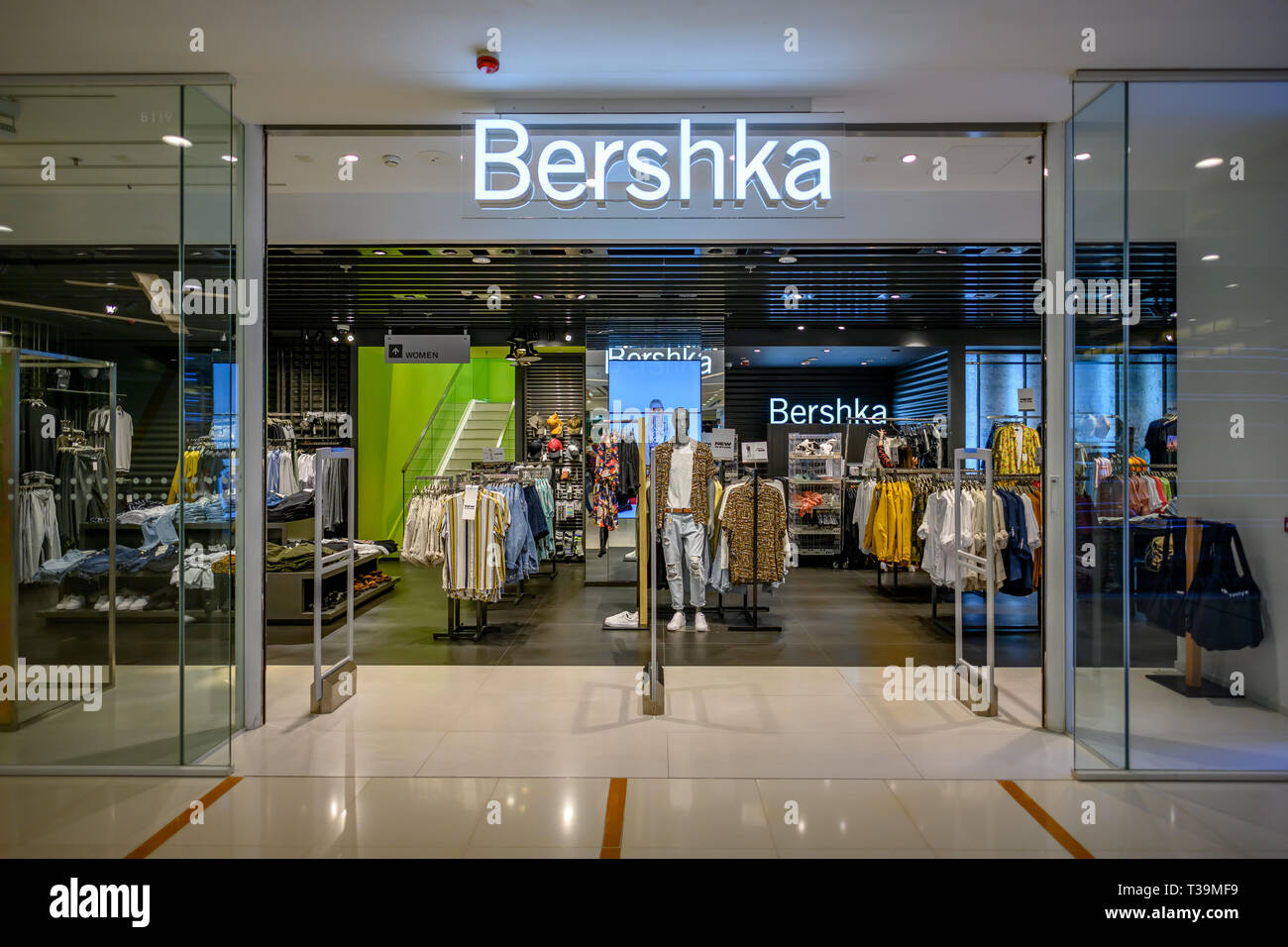 HONG KONG, China - Apr 7, 2019: Bershka store in Hong Kong Stock Photo -  Alamy