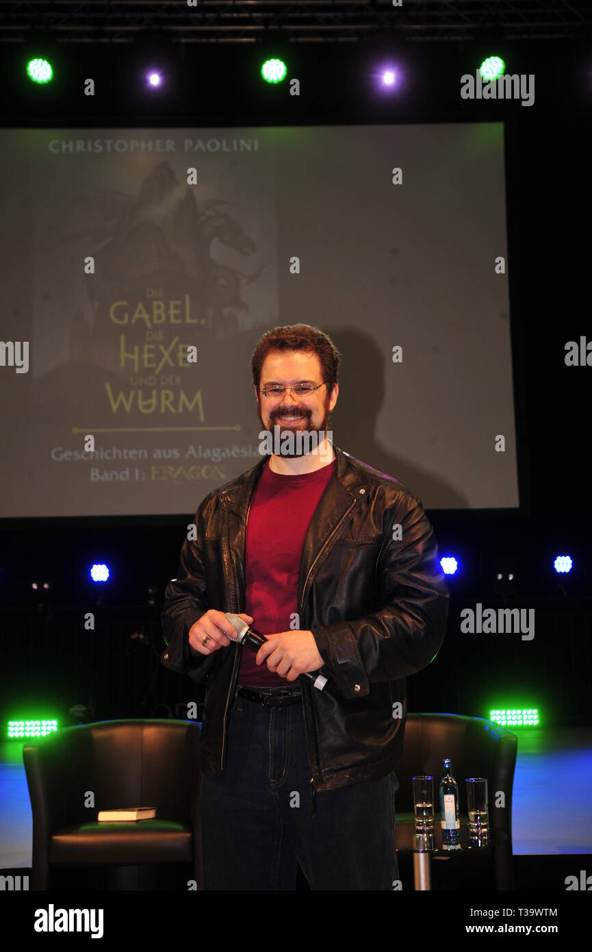 Christopher Paolini bei der Vorstellung seines Buches 