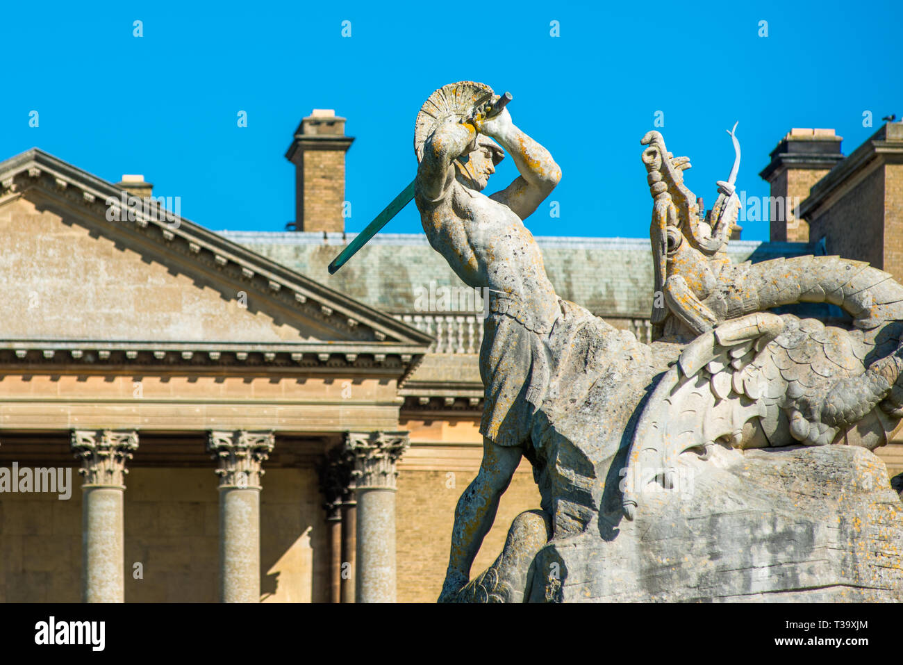 Holkham hall Stately home in North Norfolk, East Anglia, England, UK Stock Photo