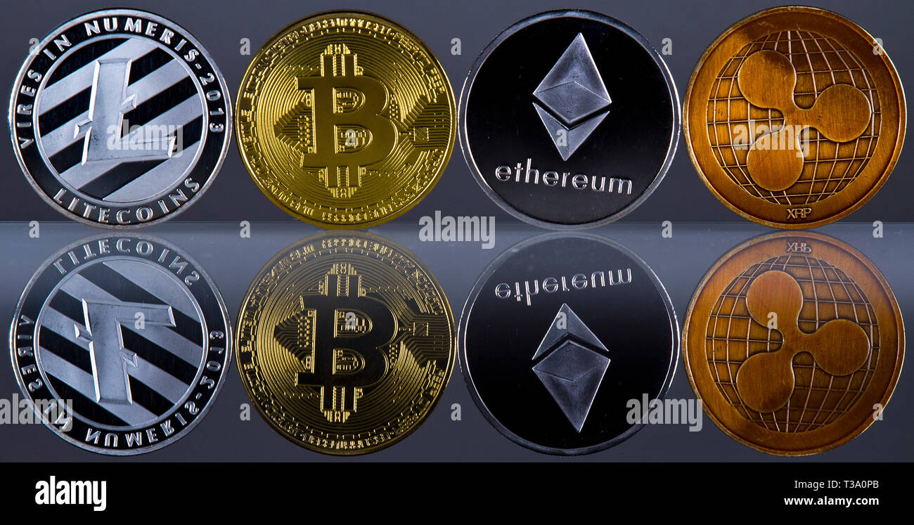 Litecoin, Bitcoin, Ethereum and Ripple 