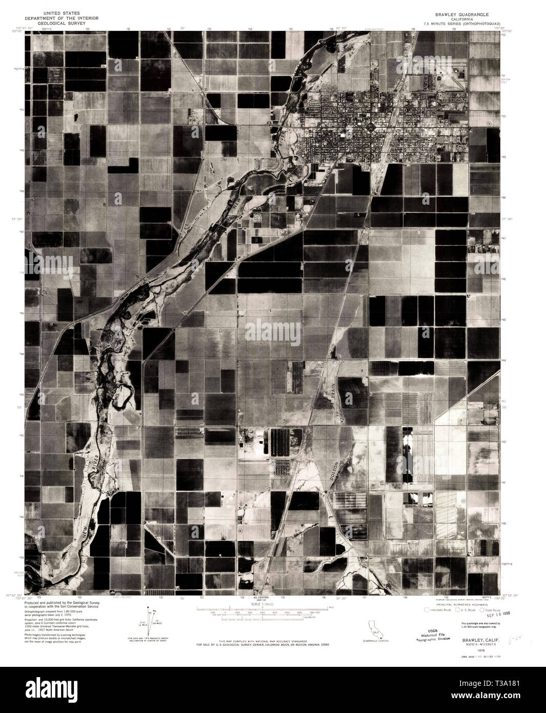 Brawley california map Cut Out Stock Images & Pictures Alamy