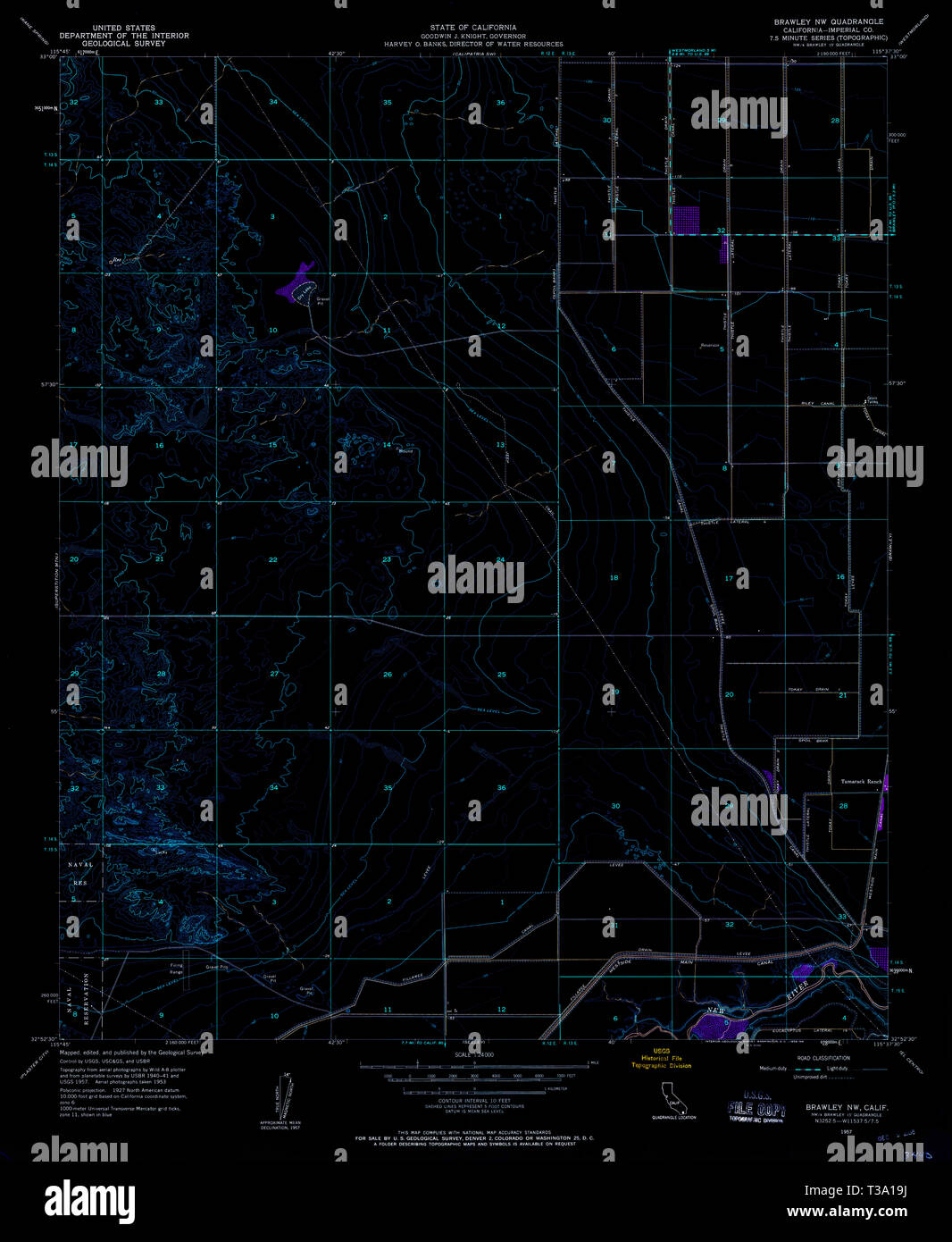 Brawley map hires stock photography and images Alamy