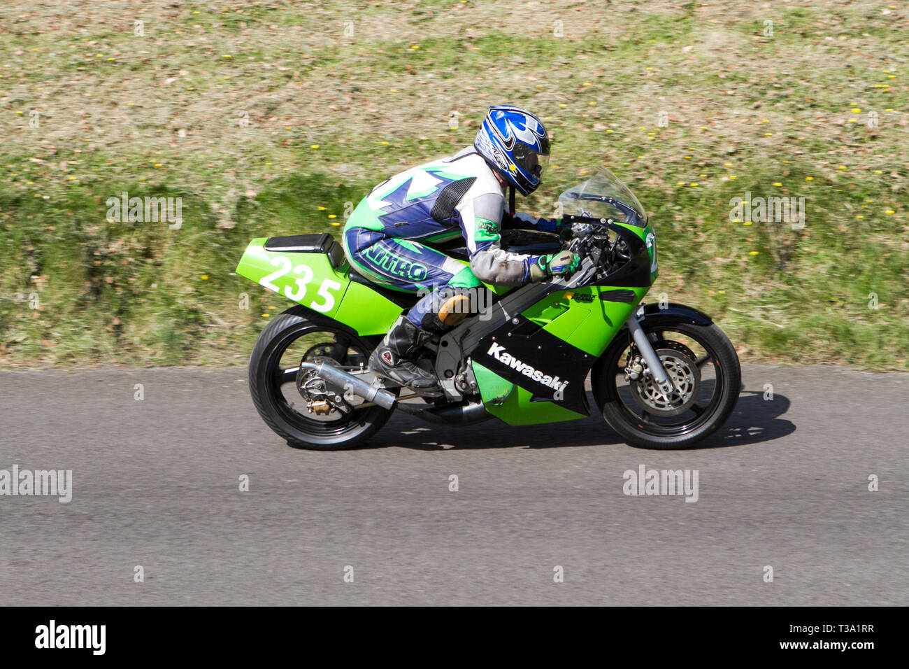 Chorley, Lancashire, UK. April, 2019. Hoghton Tower 43rd Motorcycle