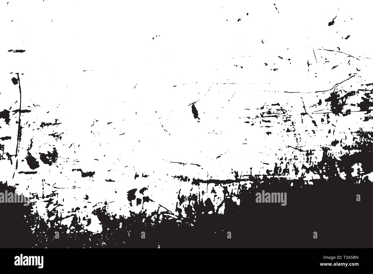Black and white grunge urban texture vector with copy space. Abstract ...