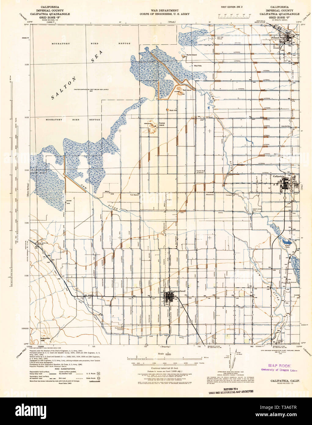 Calipatria map hires stock photography and images Alamy