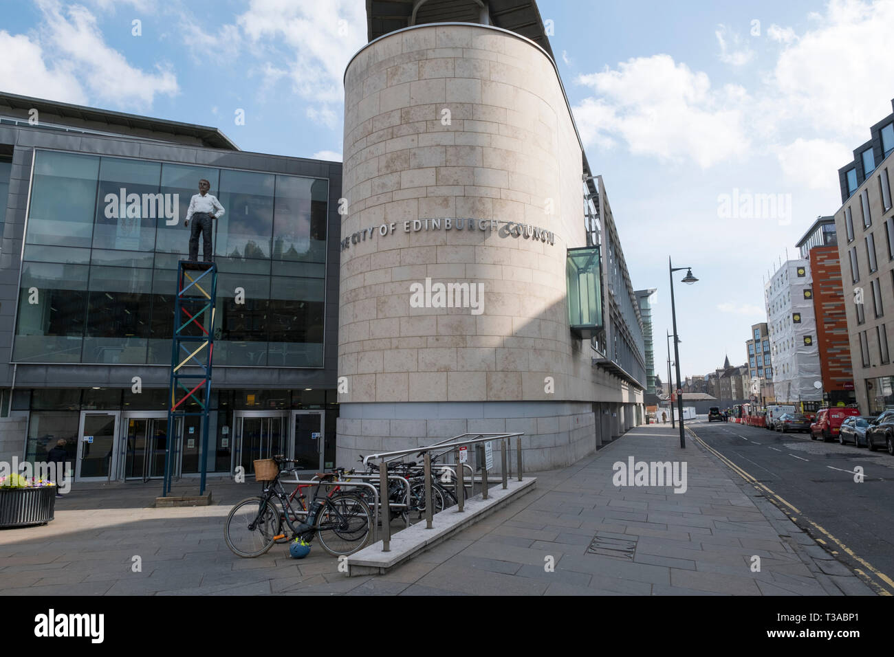 The City of Edinburgh council building at Waverley court, East Market Street, Edinburgh. Stock Photo