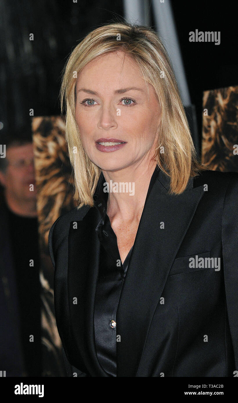 Sharon Stone 30 Crazy Heart Premiere At The Academy Of Motion