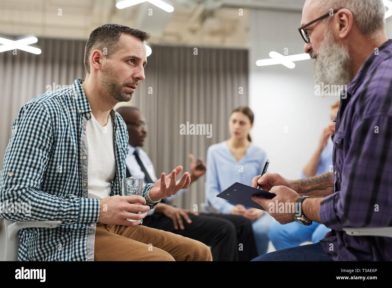 Group Therapy Session Stock Photo