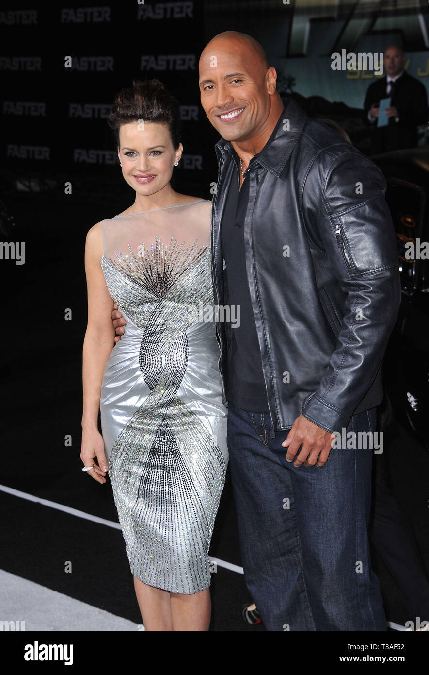 Dwayne Johnson, Carla Gugino - Faster Premiere at the Chinese Theatre In  Los Angeles.Carla Gugino, Dwayne Johnson 21 Event in Hollywood Life -  California, Red Carpet Event, USA, Film Industry, Celebrities, Photography,