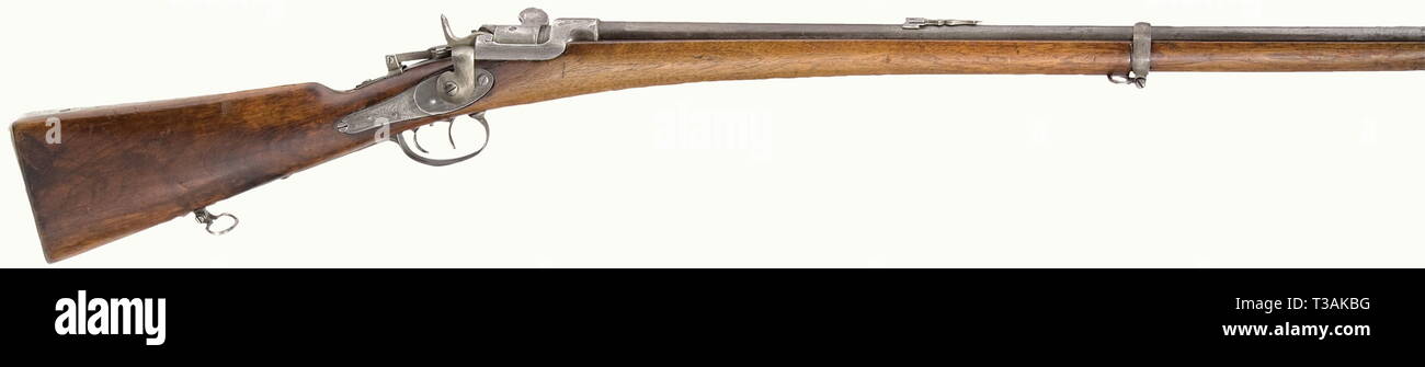 Civil long arms, modern systems, Werndl infantry rifle M 1867/77, hunting adaptation, calibre 11 mm, without number, Additional-Rights-Clearance-Info-Not-Available Stock Photo