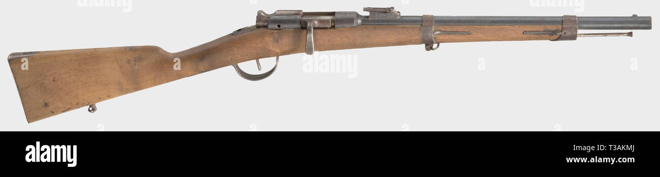 SERVICE WEAPONS, FRANCE, toy rifle, similar to Chassepot rifle M 1866, Additional-Rights-Clearance-Info-Not-Available Stock Photo