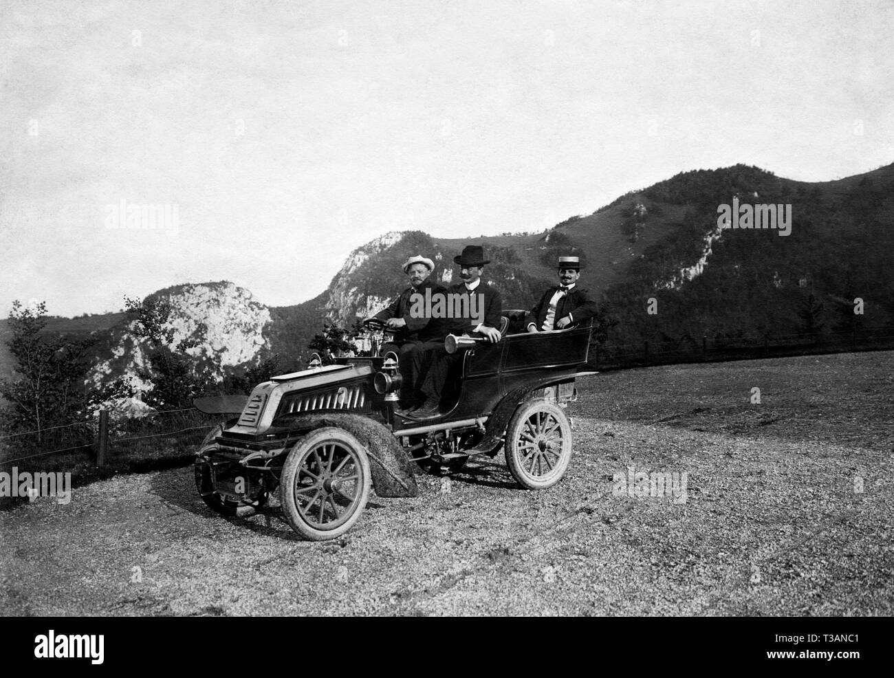 car of the early 1900s, Italy Stock Photo