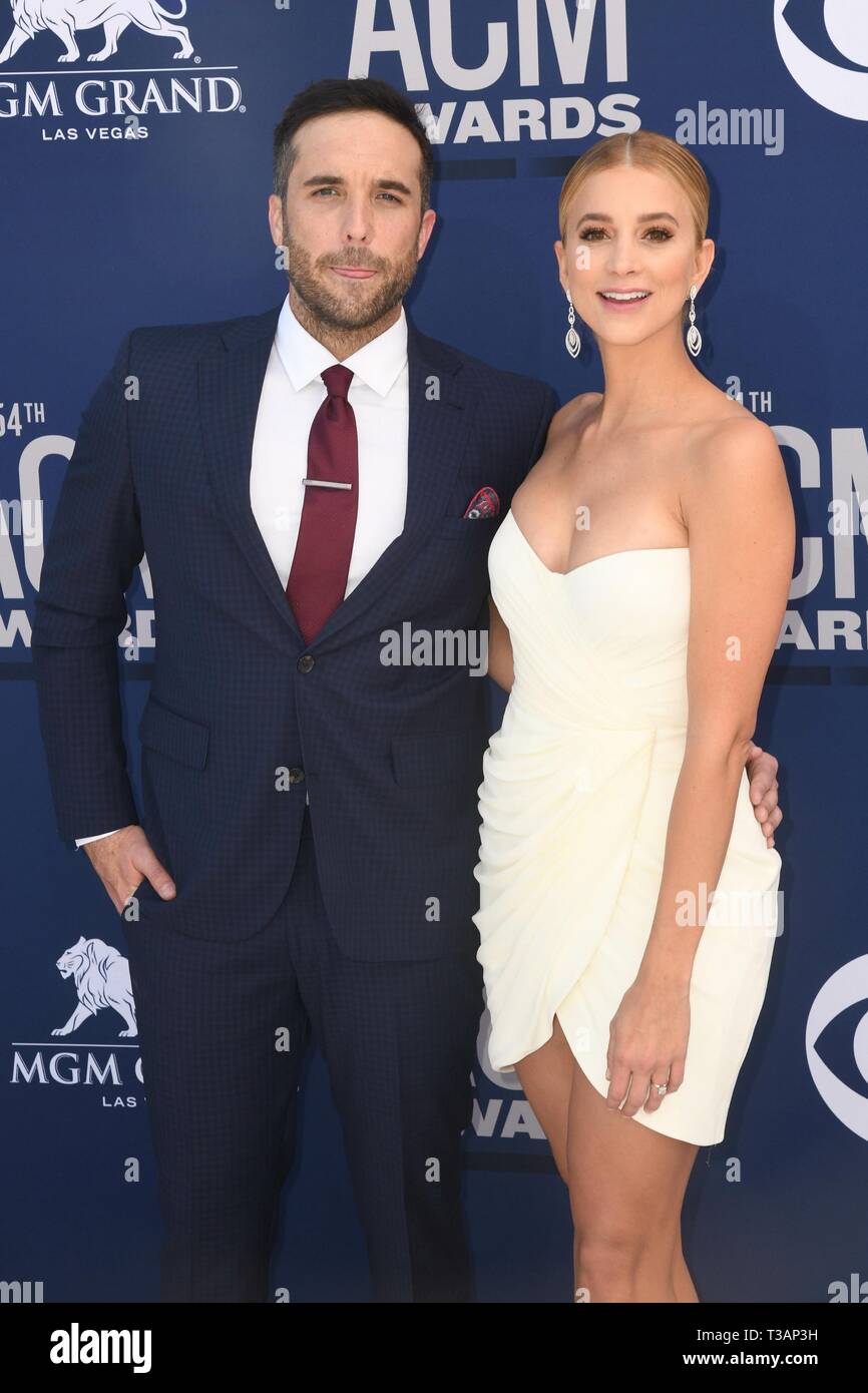 Las Vegas, USA. 07th Apr, 2019. LAS VEGAS, NV - APRIL 7: Tyler Rich and Sabina Gadecki attend the 54th Annual ACM Awards at the Grand Garden Arena on April 7, 2019 in Las Vegas, Nevada. Photo: imageSPACE Credit: Imagespace/Alamy Live News Stock Photo