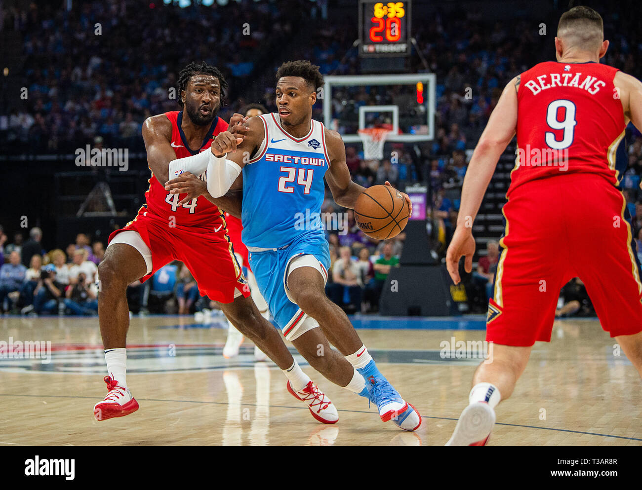 Sacramento, CA, USA. 7th Apr, 2019. Sacramento Kings guard Buddy ...