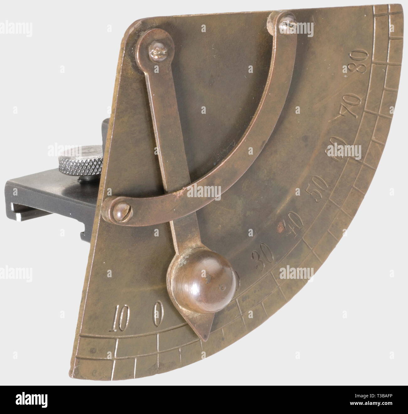 SERVICE WEAPONS, GERMAN EMPIRE, elevation gauge 1913 (grenade visor) for rifle 98, Additional-Rights-Clearance-Info-Not-Available Stock Photo