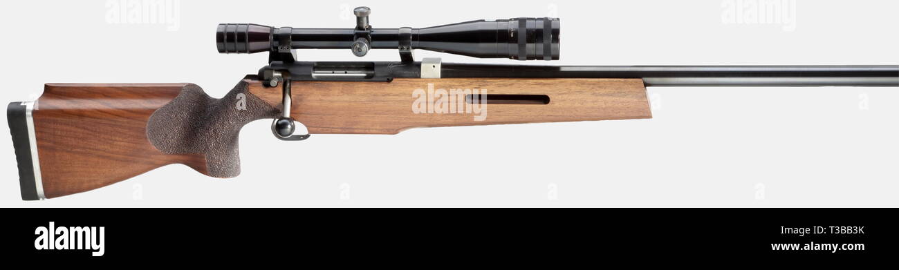 Civil long arms, modern systems, precision rifle Tanner with scope  Redfield, in case, calibre 7,5 x 55, number 8266,  Additional-Rights-Clearance-Info-Not-Available Stock Photo - Alamy