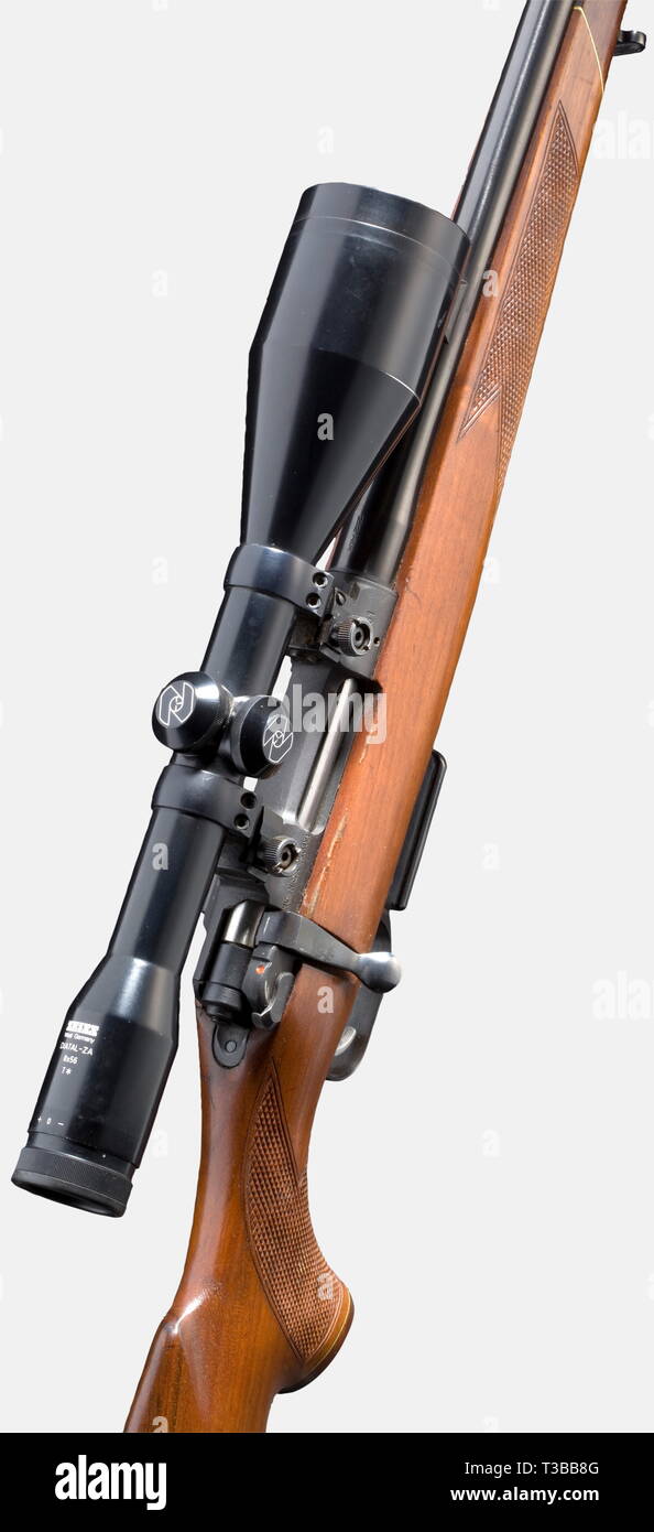 LONG ARMS, MODERN HUNTING WEAPONS, repeating rifle Brno model Fox 2 with  scope Zeiss, calibre 222 Rem, number 29961,  Additional-Rights-Clearance-Info-Not-Available Stock Photo - Alamy