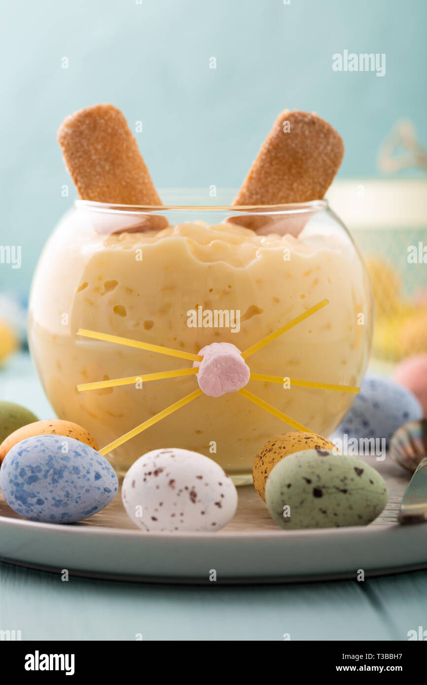 Colored Rice Pudding Dessert Rice pudding dessert Stock Photo - Alamy
