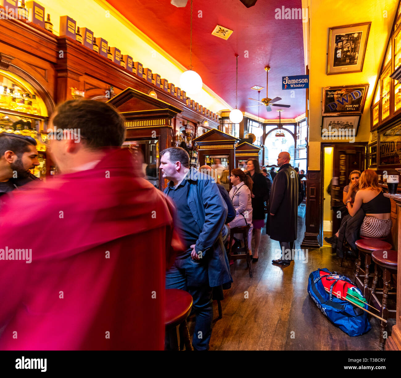 The Palace Bar, in the cities Temple Bar district. A traditional Irish