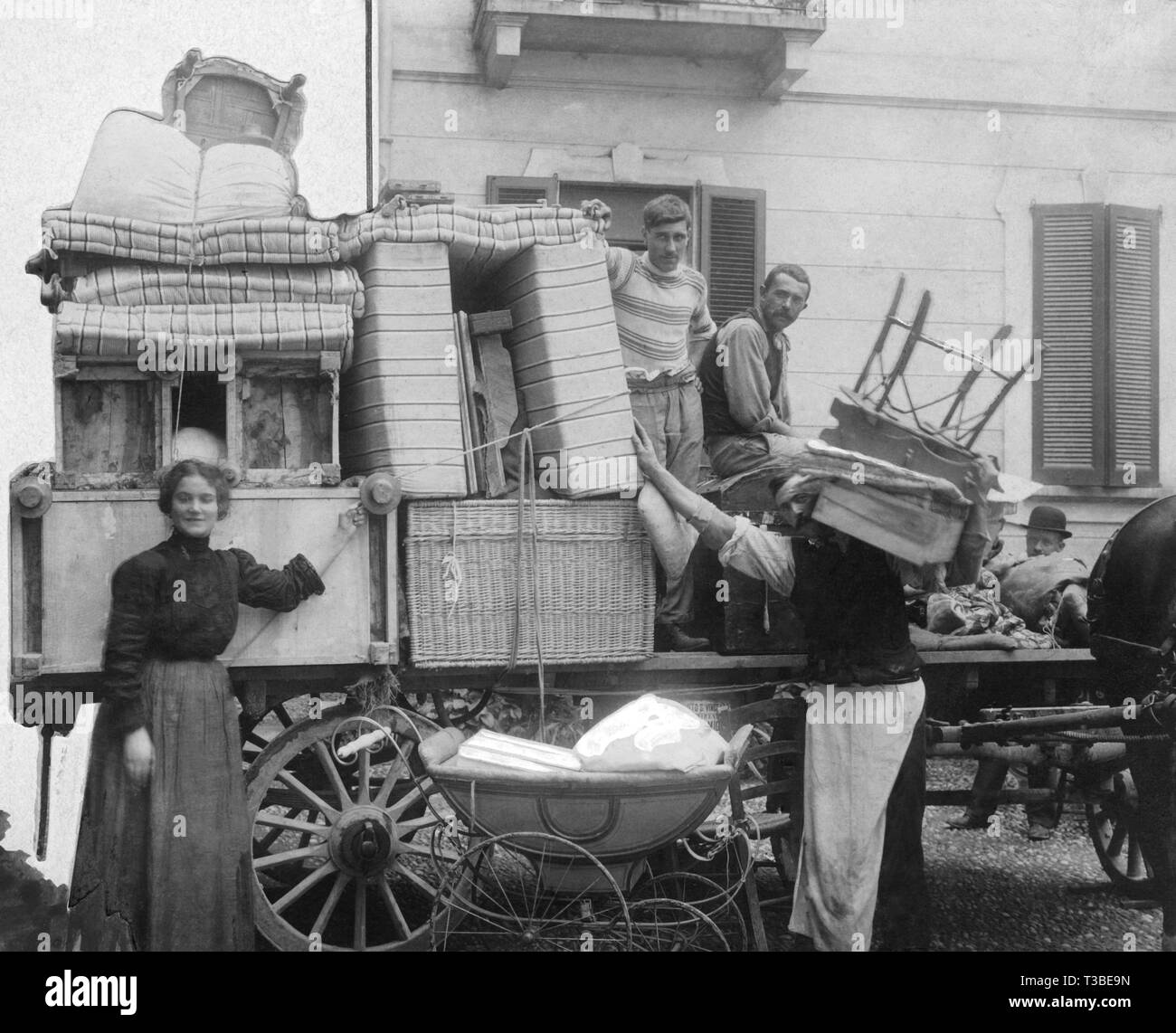 milan, removal, 19101920 Stock Photo Alamy