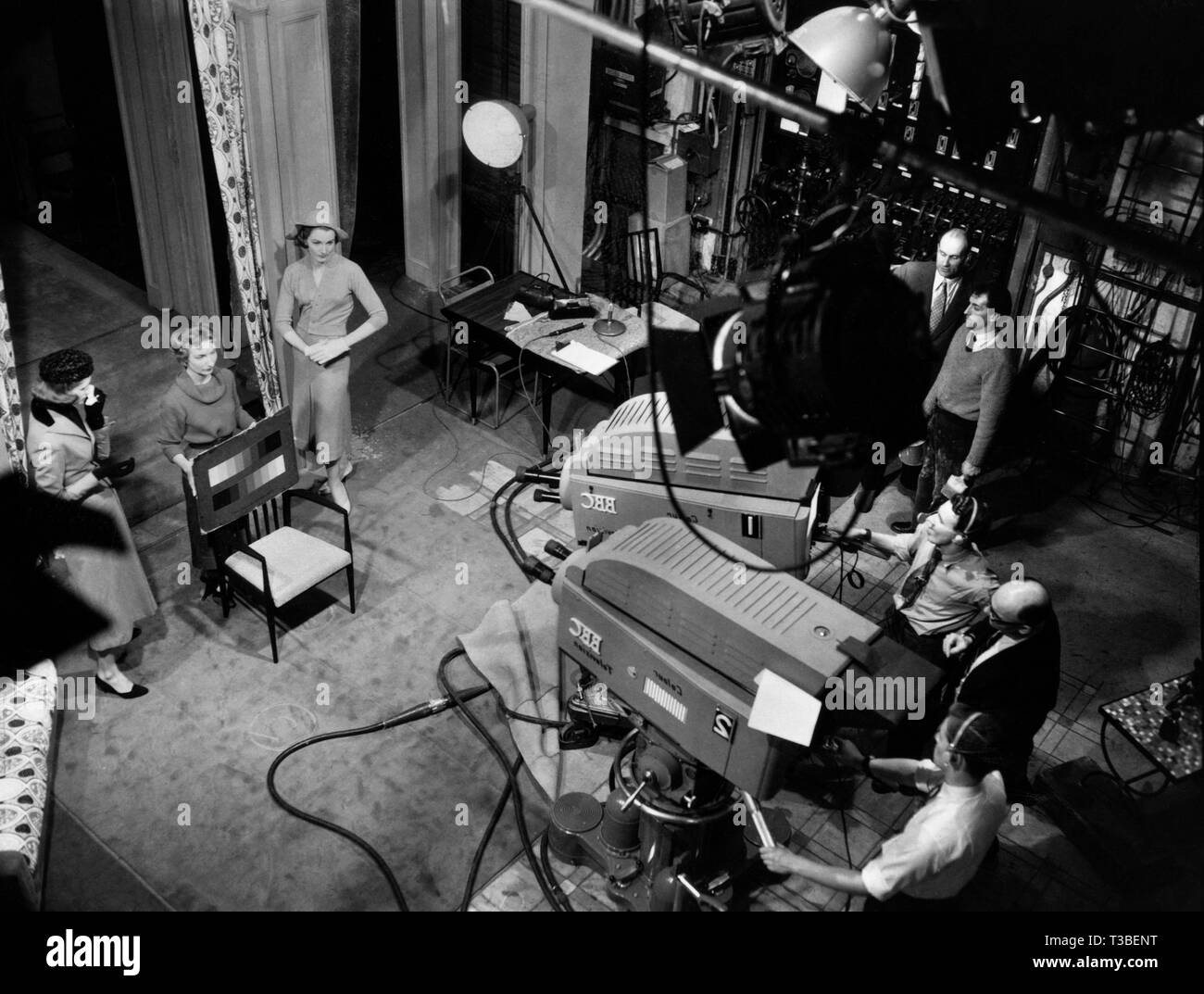 during a tv show, 1957 Stock Photo