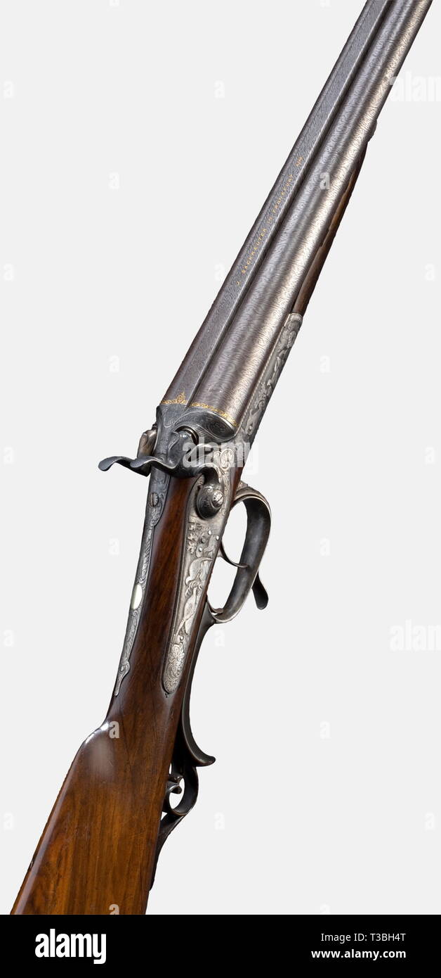 Les bras longs, les systèmes modernes, double action double shotgun,  allemand, vers 1910, calibre 12, 10536 Nitrobeschuss Additional-Rights,  nombre,-Clearance-Info-Not-Available Photo Stock - Alamy