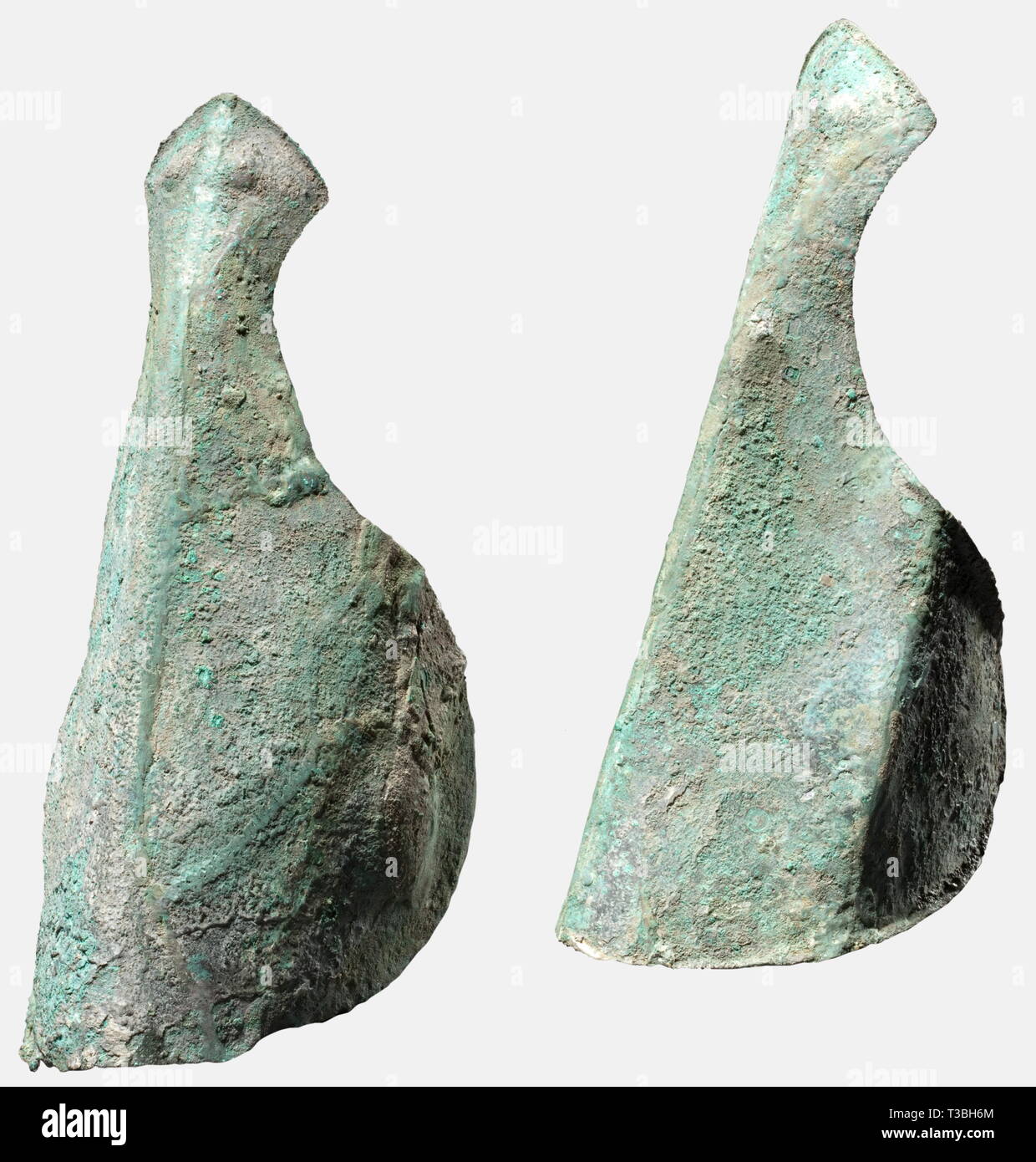 An Apulian-Corinthian helmet, 5th century B.C. Bronze. A clearly set ...