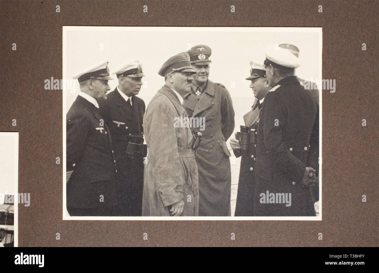 Adolf Hitler, an album with 51 photographs of his yacht, "Aviso Grille" The  photos in 8 x 11 cm format are pasted in. Presumably they were taken on the  occasion of a