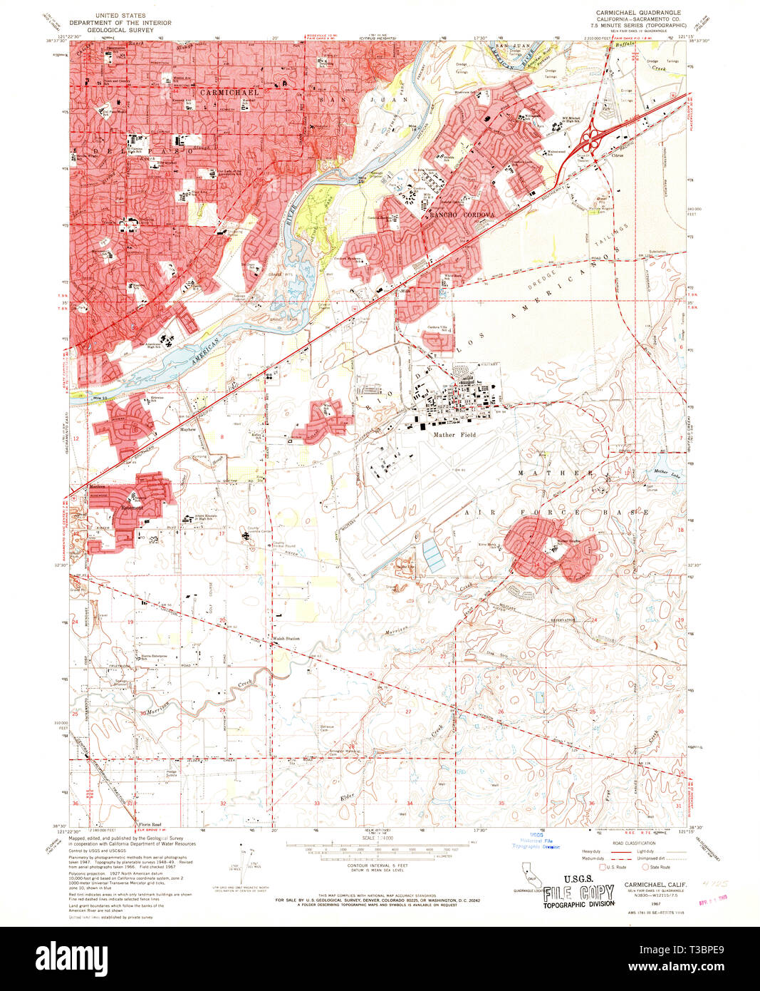 Map of carmichael Cut Out Stock Images & Pictures - Alamy