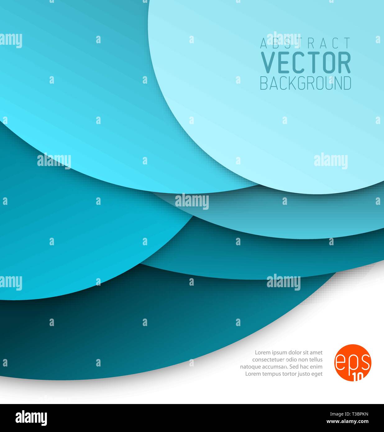 Vector abstract background made from big blue circles Stock Vector ...