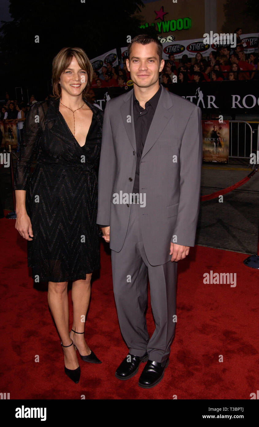 LOS ANGELES, CA. September 04, 2001 Actor TIMOTHY OLYPHANT & wife