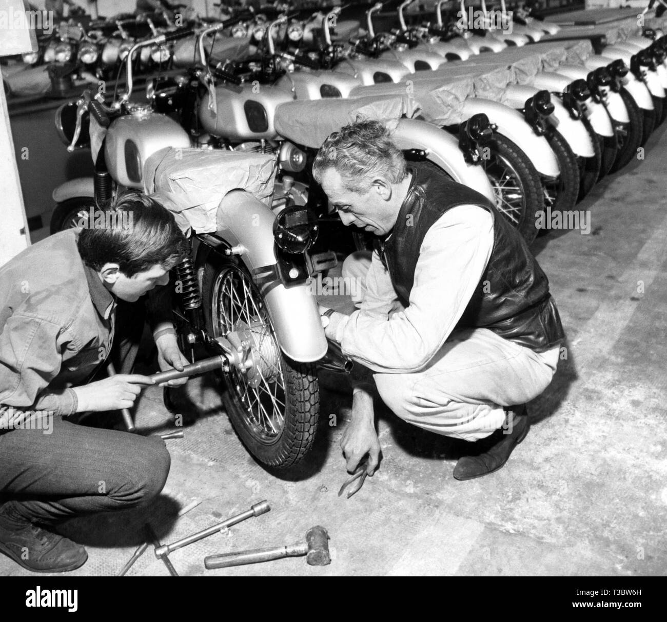 gilera motorcycles, 1966 Stock Photo