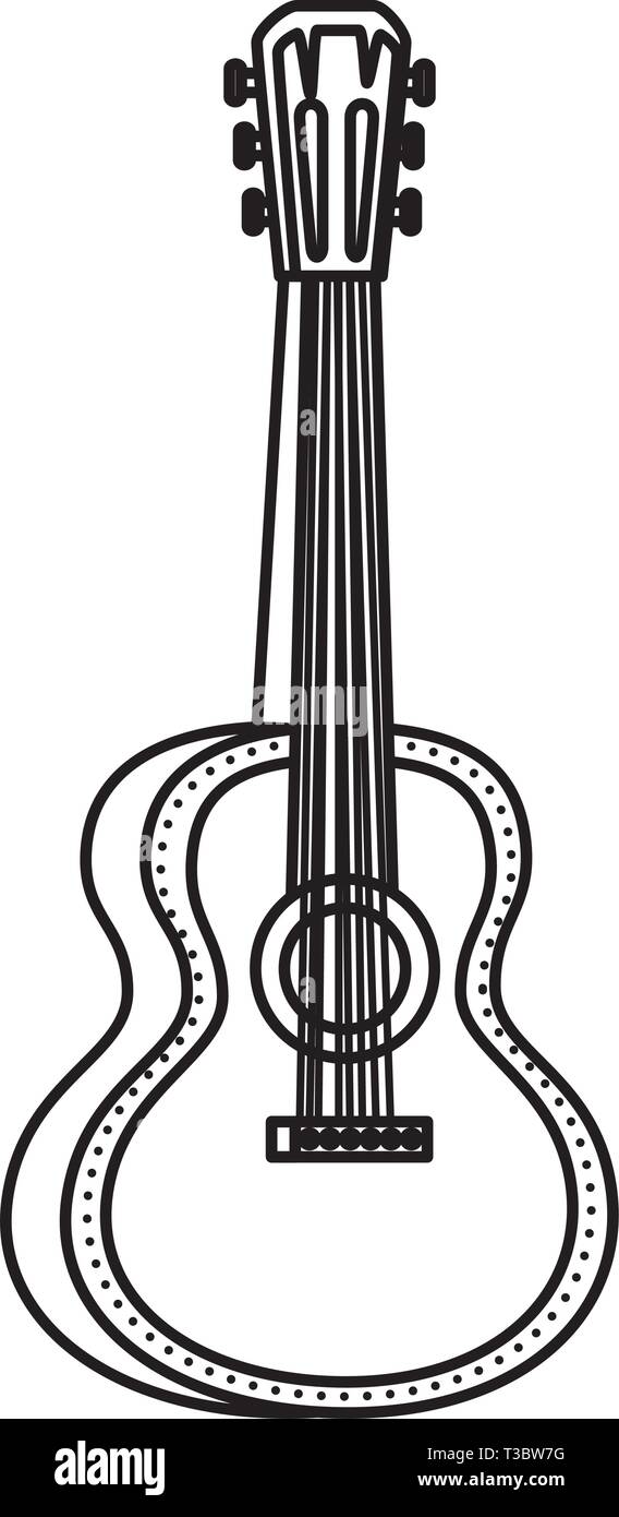 acoustic guitar instrument icon Stock Vector Image & Art - Alamy